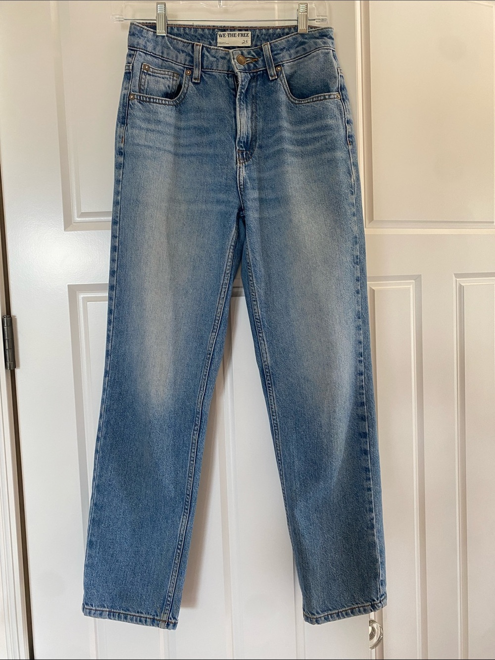 We The Free People- Pacifica high rise slim straight leg
